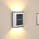8pcs LED Solar Light Wall-Mounted Waterproof Garden Lamps (White Light)