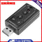 7.1 Virtual USB Sound Card 3.5mm AUX Headphone Microphone External Audio Adapter