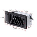 4-Band Eq Equalizer Piezo Pickup Eq-7545R Acoustic Guitar Preamp Tuner Newly