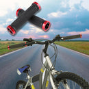1pair Cycling Skid-Proof Grips Anti-Skid Plastic Bicycle Handlebar (Red) Newly