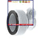 Garden Hose Conversion Adapter - Waterproof 1.25" to 1.5" Hose Connect Accessory