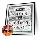 5D DIY Full Drill Diamond Painting Letter Cross Stitch Mosaic Kit (JH056)