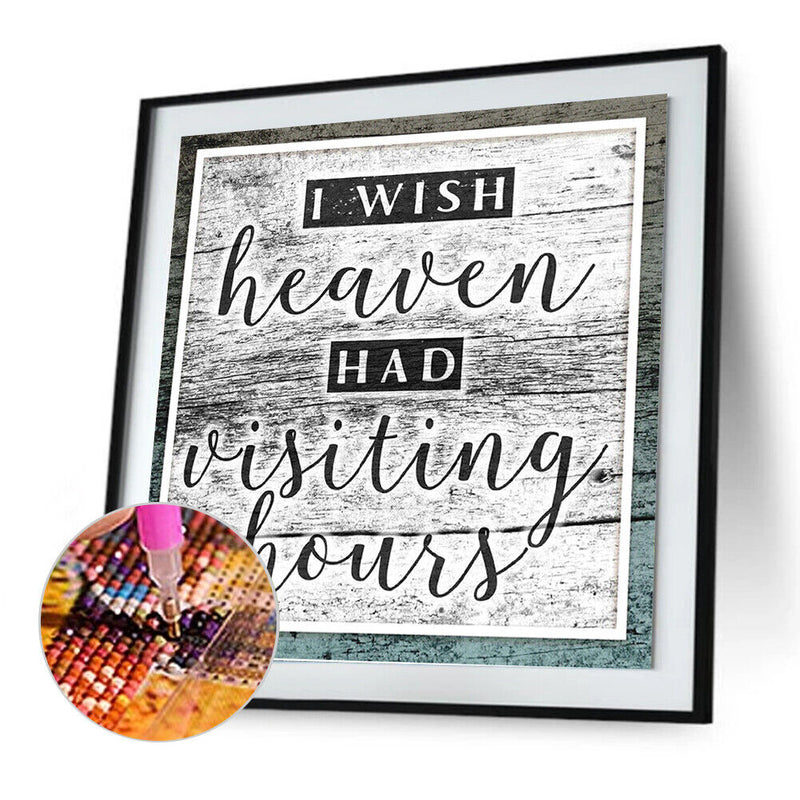 5D DIY Full Drill Diamond Painting Letter Cross Stitch Mosaic Kit (JH056)
