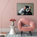 Painting By Numbers Kit DIY Music Monkey Canvas Oil Art Picture Home Decor