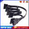 Molex 4 Pin 1 to 5 SATA 15 Pin Hard Drive Power Supply Splitter Cable 78cm