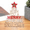 Desk Wood Craft Xmas Desktop Decorations Christmas Table Decor Wooden Ornaments
