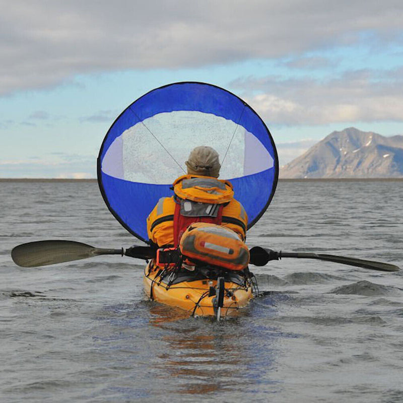 Foldable Kayak Boat Wind Sail Paddle Board Sailing Canoe Boats Wind Clear Window