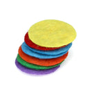 1000pcs DIY 1.5CM Round Felt Fabric Pads Accessory Patches Circle Fabric Fl