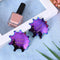 Prosperveil Plastic Nail Polish Stencil Crystal Nail Stencil Man