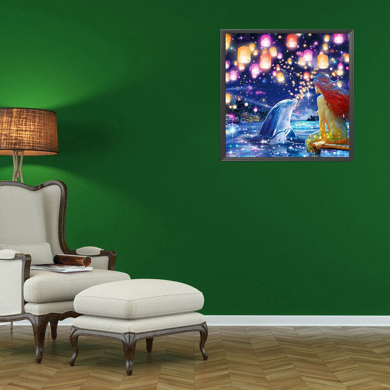 5D DIY Diamond Painting Kit Underwater Animal Full Round Drill Decor (X416)