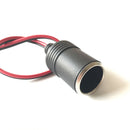 Car Cigarette Lighter Charger Cable Female Socket Plug Connector Adapter Holder