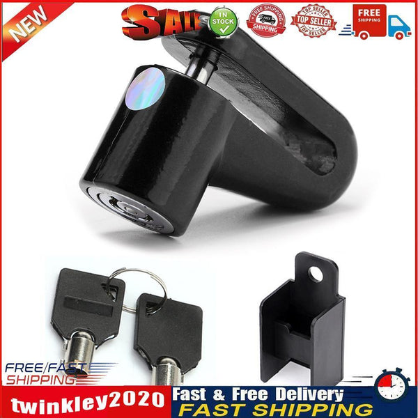 Anti-Theft Wheels Disc Brakes Lock w/ Lock Frame for M365 Scooter (Black) Newly