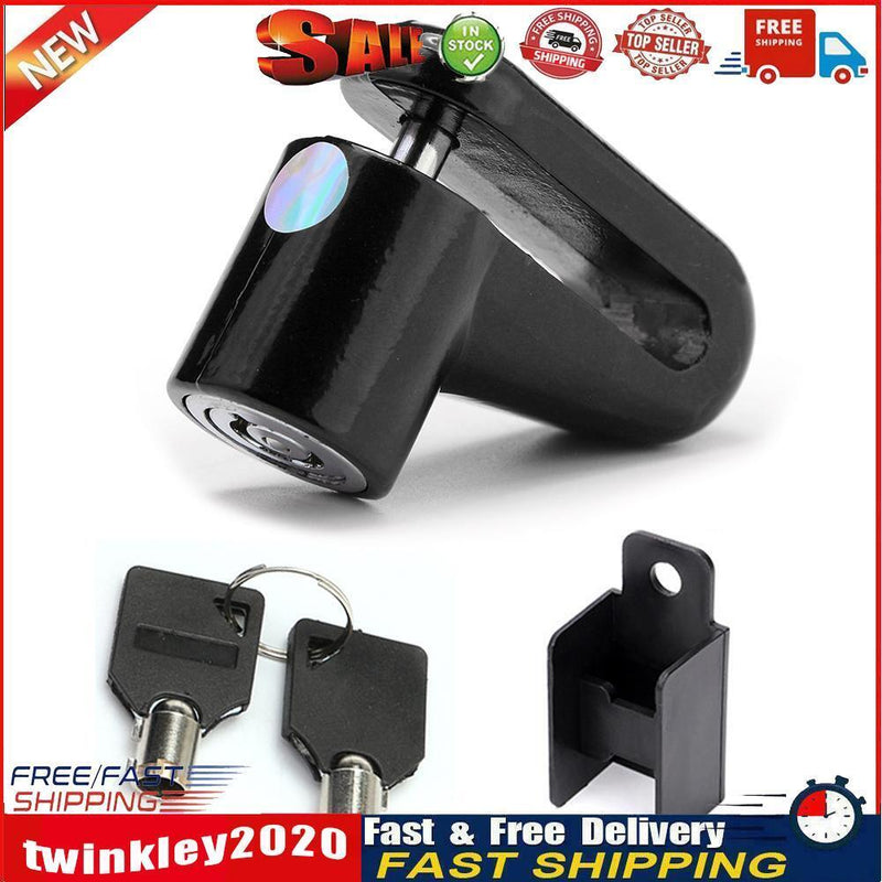 Anti-Theft Wheels Disc Brakes Lock w/ Lock Frame for M365 Scooter (Black) Newly