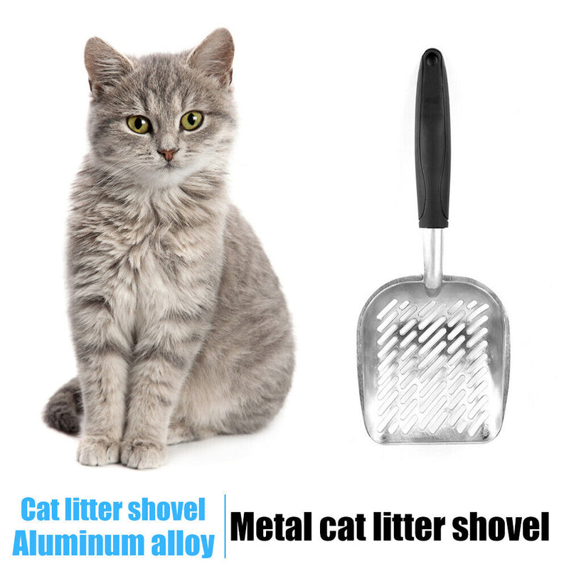 Aluminum Alloy Pet Cat Dog Metal Litter Scoop Shovel Sand Waste Cleaning Tools