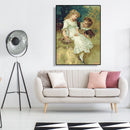 Painting By Numbers DIY Happy Kids Together Hand Painted Artwork Picture Cr