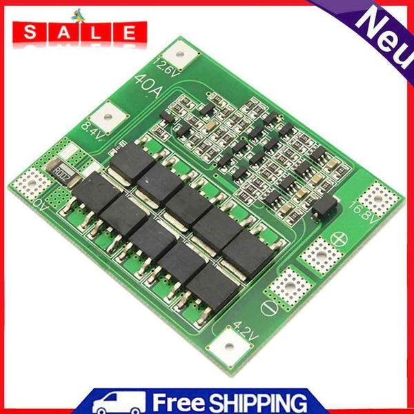 ,A 2021 4S 16.8V 40A Lithium Battery Protector Board Li-on Battery Charger Module