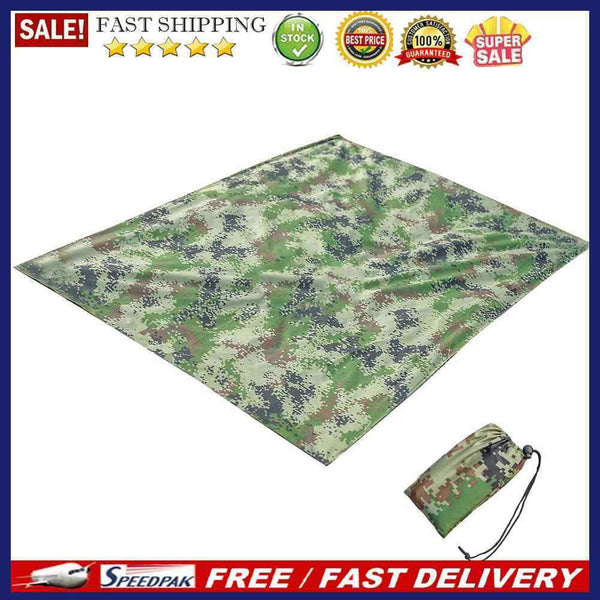 Portable Outdoor Picnic Camping Waterproof Moisture Mat Camouflage Beach Bl