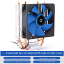 X200 CPU Cooler Radiator 2 Heatpipe 3Pin Cooling Fan for Intel 1155 (1 Fan)