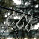 S-Shaped Stainless Steel Hanging Hooks Outdoor Camping Storage Rack (C)