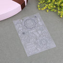 DIY Flower Pattern Transparent Silicone Stamp Album Photo Cards Decor Gifts