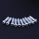 100pcs Aluminum Bike Bicycle Brake Shifter Inner Cable Tips Wire End Cap Newly