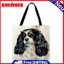 Jumpcar Long Haired Dog Printed Shoulder Bag Shopping Bag Casual Large