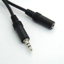 10ft 3.5mm 1/8 Stereo Audio Aux Headphone Cable Extension Cord Male to Fem Newly