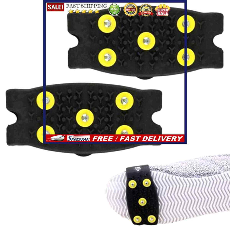 Walk Traction Cleats, Ice Snow Crampons Overshoe for Hiking, Mountaineer, 1