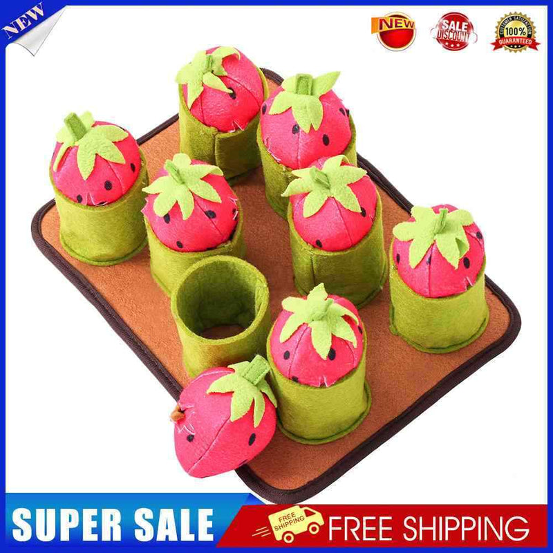 Interactive IQ Dog Cat Snuffle Mat Puzzle Seek Food Feeder Chew Educational