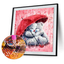 DIY 5D Diamond Embroidery Painting Umbrella Bear Cross Stitch Craft Decor Newly