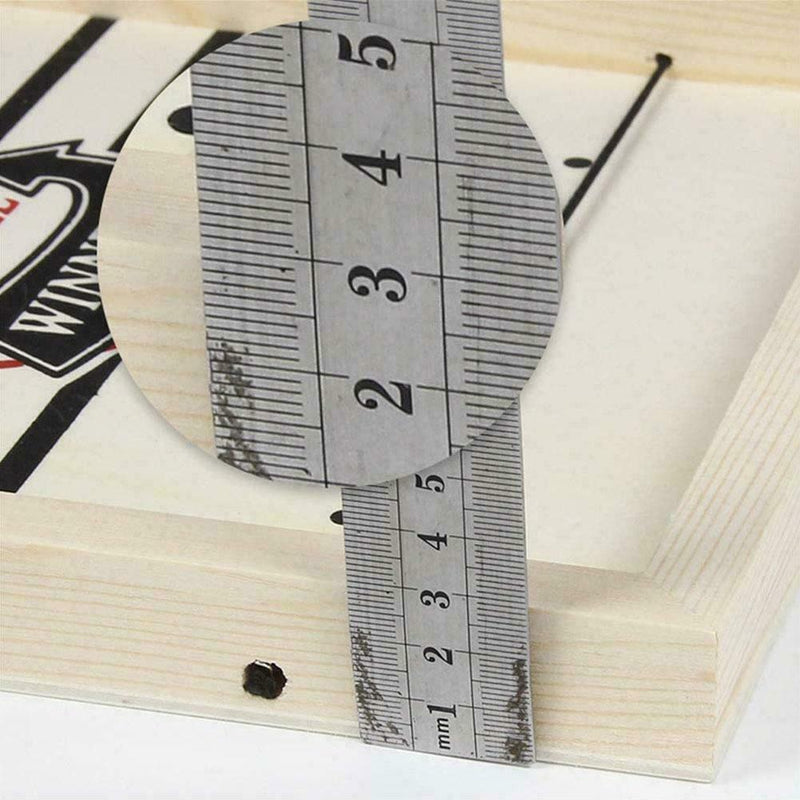 Fun Family Fast Sling Puck Game Wooden Board Table Game Toys Hockey Party M7Y4