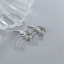 Zircon Sparkling Wedding Angel Wings Without Piercing Ear Cuff Ear Clip