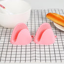 2pcs Silicone Anti-Slip Oven Gloves Heat Resistant Kitchen Cooking Baking Glove