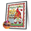 5D Diamond Painting DIY Cartoon Gnome Full Round Drill Mosaic Picture Kit Dec