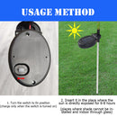 2x LED Solar Garden Orchid Light Waterproof Landscape Fence Decor (White) Newly
