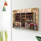 Frameless Oil Paint By Numbers DIY Bookshop Picture Craft Room Decoration Kit