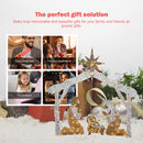 Nativity Scene Xmas LED Nativity Family Scene Silhouette Stake Warm White