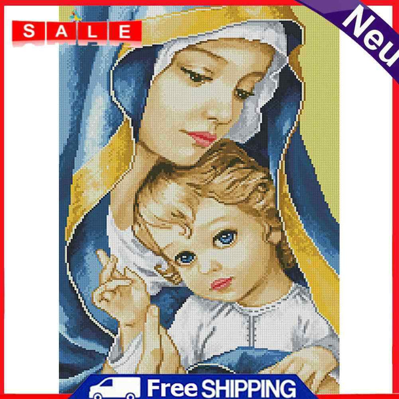 5D DIY Full Round Drill Diamond Painting Mother Love Cross Stitch Embroidery Kit