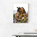 5D DIY Full Drill Diamond Painting Horse Flowers Cross Stitch Embroidery Rhinest
