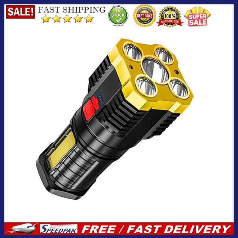 P7900 Super Bright Flashlight Portable Rechargeable Waterproof Spotlight La