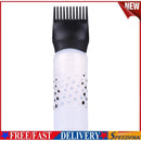 50oz Empty Hair Dye Applicator Brush Bottle Color Dispensing Comb (Black)