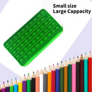 Kids Silicone Pencil Case Rectangular Press Bubble Decompression Pencil Case