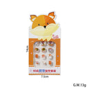 Nail Decor Kid Nail Art Full Cover Children False Nail False Nail Cartoon Cute