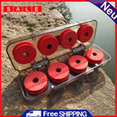 8pcs/set Plastic Wraping Board Fishing Line Wire Shaft Coil Coils Tackle