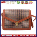 Portbale Female Street Plaid Purse PU Envelope Crossbody Bags Shoulder Clutches