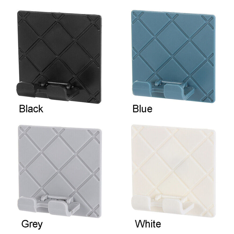 Wall Hanger Wall Hook Folding Cord Holder Adhesive Storage Hanger Double Hook