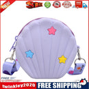 Cartoons Shell Shoulder Bags Small Women Girls Crossbody Handbag (Purple)