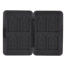 Aluminum 8 Slots Micro SD SD SDXC Cards Case Memory Cards Storage Holders Prot