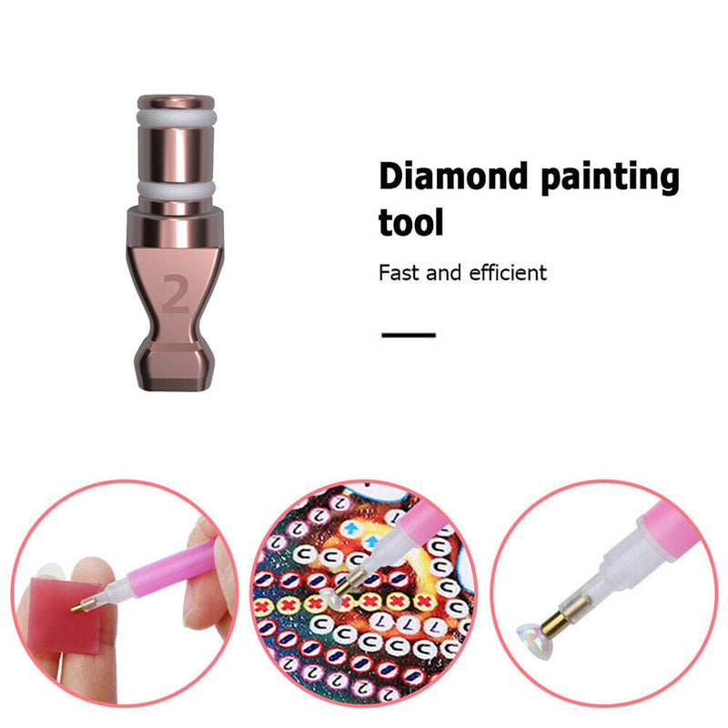 Rhinestones Head Diamond Painting Point Drill Pen Tip DIY Art Decor (ZT018)