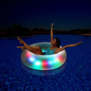 Illuminated Multi-Color Inflatable LED Flashing Swimming Pool Ring Summer Newly
